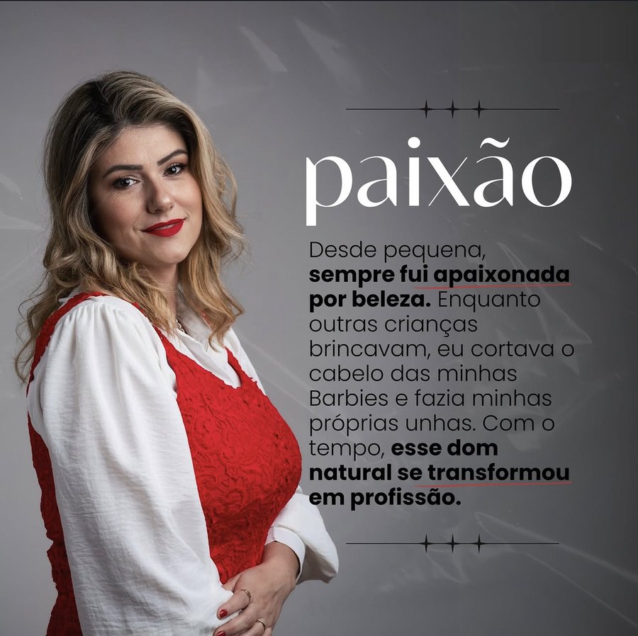 Simone Rezende — paixão pela beleza desde criança